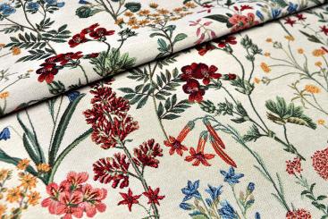 Gobelin-Stoff - Blütenfreude 