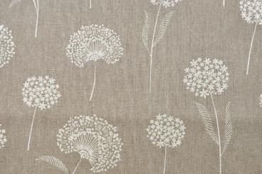Dekostoff Leinenoptik - Pusteblumen 