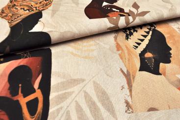 Premium-Dekostoff - African Beauty 