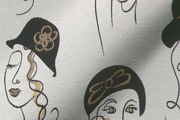 Luxus-Jacquard - Golden Lady 