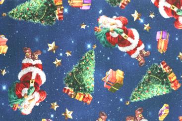 Weihnachts-Dekostoff Premium - Secret Santa 