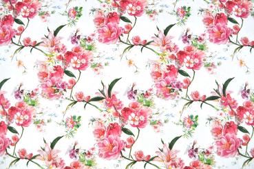 Bettwäsche-Stoff - Rosenträume - 280 cm 