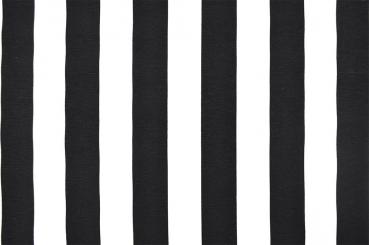 Dekostoff - Blockstreifen - Schwarz/Weiß - 280 cm - 1,0 Meter 