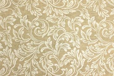 Dekostoff Leinenoptik - Edle Ranken - 280 cm 