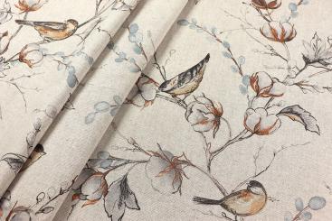 Dekostoff Leinenoptik - Skandi Garden - 280 cm 