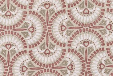 Dekostoff Leinenoptik - Folka Ornaments - 280 cm 