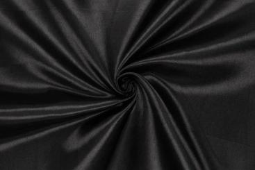 Satin - 280 cm Schwarz