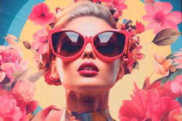 Premium-Samt - Panel - Flower Beauty 