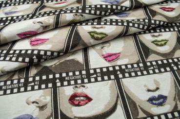 Jacquard-Stoff - Filmkuss 