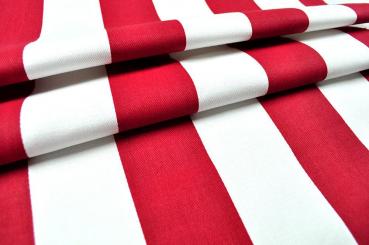 Outdoor-Köper - Blockstreifen - Rot 