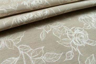 Jacquard Rosen - Beige/Creme 