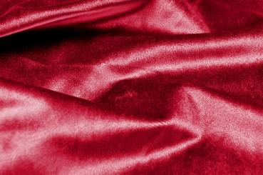 Spiegelsamt Deluxe - Glänzend - Uni - Rot - 1,0 Meter 