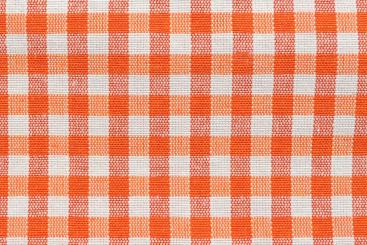 Deko- und Gardinenstoff - 280 cm - Vichy Karo 5 mm Orange