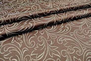 Dekostoff Jacquard - Waves in the Wind - Braun 