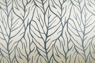 Dekostoff Jacquard - Leafs - Beige - 1,0 Meter 