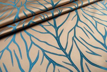 Golden Leaves - Dekostoff Jacquard 