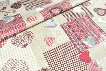 Deko-Outdoorstoff - Love Patchwork 