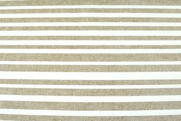 Deko - Outdoorstoff - Leinenoptik-Streifen - 2,0 Meter 