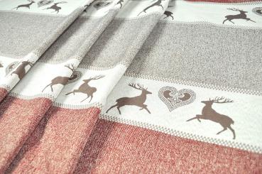 Wende-Jacquard-Dekostoff - Landhausfreude 