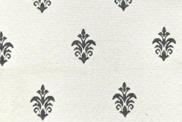 Jacquard - Barock-Lilie - Creme 