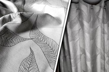 Dekostoff Jacquard - zweiseitig - Nature Home 