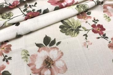 Gardinenstoff - Marias Rosen 