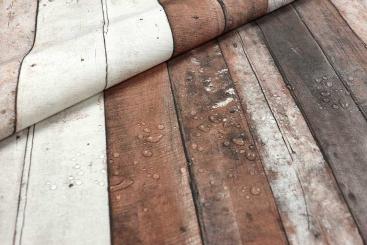 Dekostoff Teflon - Holzbrett Vintage 