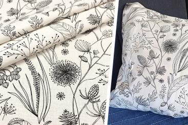 Dekostoff Premium - Flower Toile 