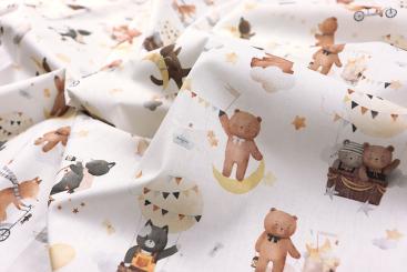 Baumwollstoff - Luna Bär 