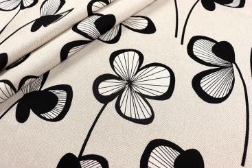 Dekostoff Premium - Black Petal 