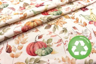 Recycling-Dekostoff - Pumpkin Poetry 