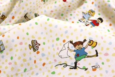 Dekostoff - Pippi Langstrumpf 