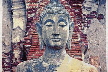 Gobelin-Panel - Buddha - 65 x 99 cm 