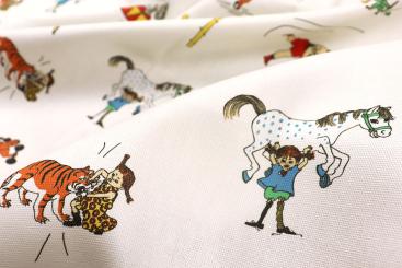 Dekostoff - Pippi im Zirkus 