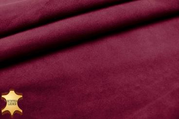 Echtleder-Stück  Colorado - Velours - Croupon Bordeaux
