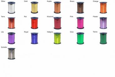 Ringelband Curly - glänzend - 5 mm, 400 m Rolle 