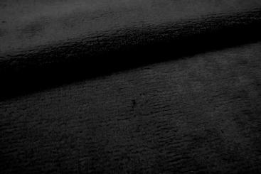 Kuschelfleece Deluxe - extra dick - Uni Schwarz