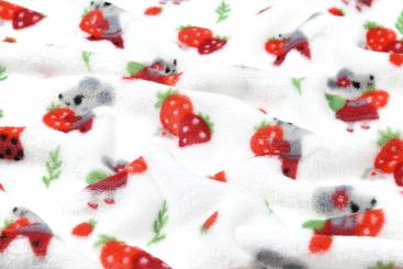 Wellness-Fleece - Erdbeer-Maus 