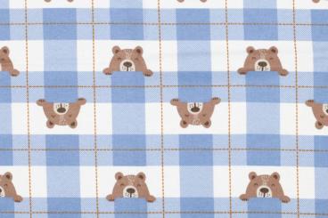 Baumwoll-Flanell - Bärchen 