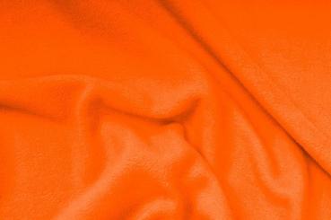Fleece - Neonfarben - Neon-Orange - 1,0 Meter 