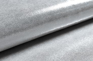 Tanzkleiderstoff Metallic - Silber 
