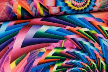 Universal Stoff - Fraktal - Pink 