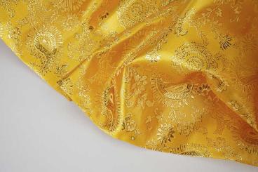 Brokat - Paisley Flower - Gold 