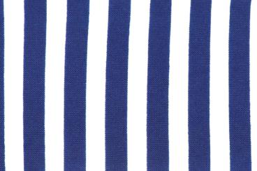 Universalstoff - Streifen - Royal/Weiß 