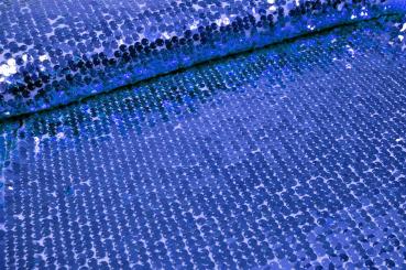 Pailletten-Stoff XL - Blau 