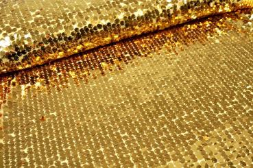 Pailletten-Stoff XL - Gold 