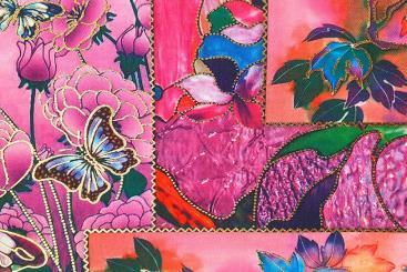 Universalstoff glänzend - Hippie Wonder 