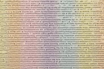 Paillettenstoff - Regenbogen-Tüll 