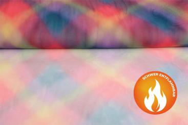 Event-Tüll schwer entflammbar - Rainbow 