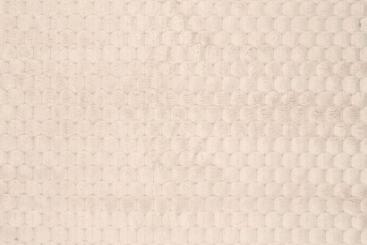 Flausch-Fell - Wabenstruktur - Uni Beige